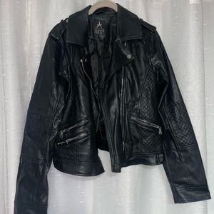 Leather Motto Jacket